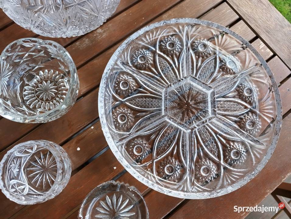 Kryształy PRL zestaw Antyki, Sztuka, Kolekcje pomorskie Tczew