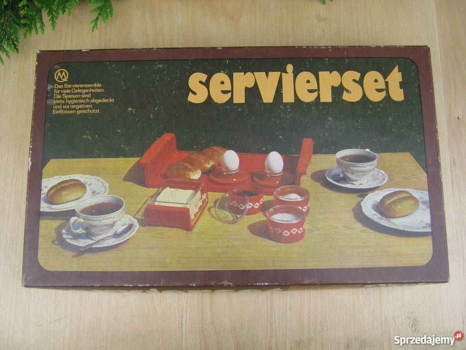 Zestaw śniadaniowy produkcja NRD małopolskie Kraków