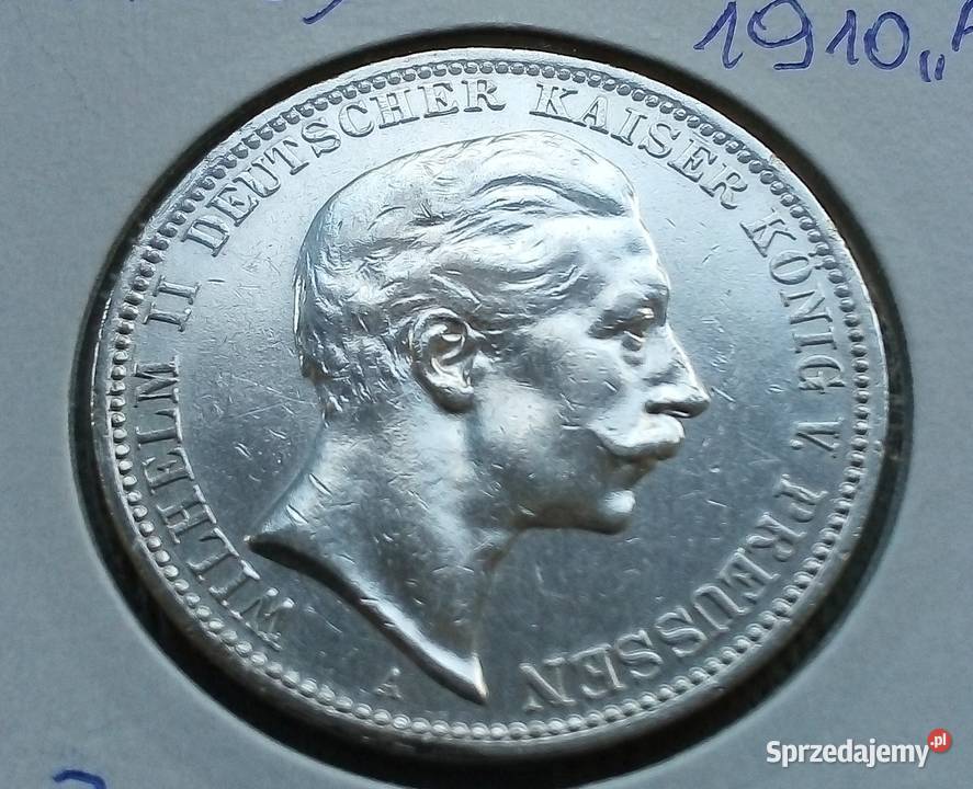 NIEMCY3 MARKI1910 rASREBRO 900WILHELM Legionowo
