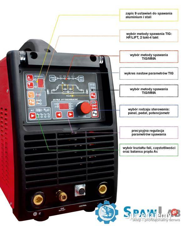 Welder Fantasy ULTRA JET TIG ACDC 200 IGBT Krotoszyn sprzedam