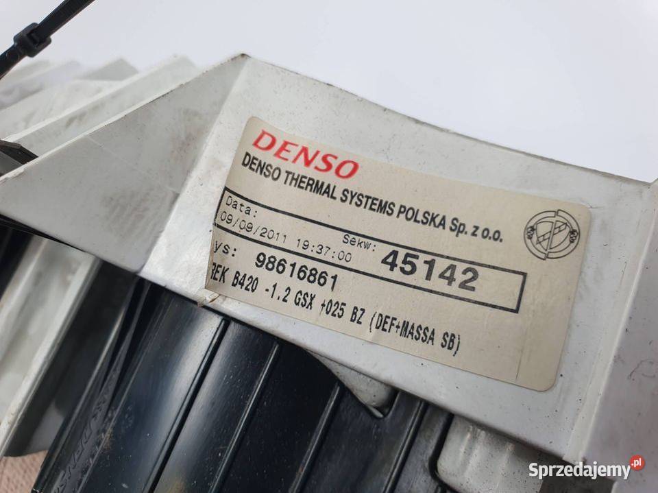 PANEL KLIMATYZACJI FORD KA 98616861 osobowe