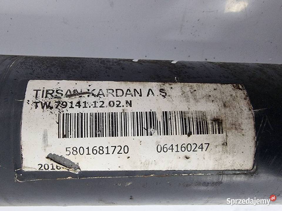 WAŁ NAPĘDOWY IVECO COMPA 5801681720 osobowe Lipno