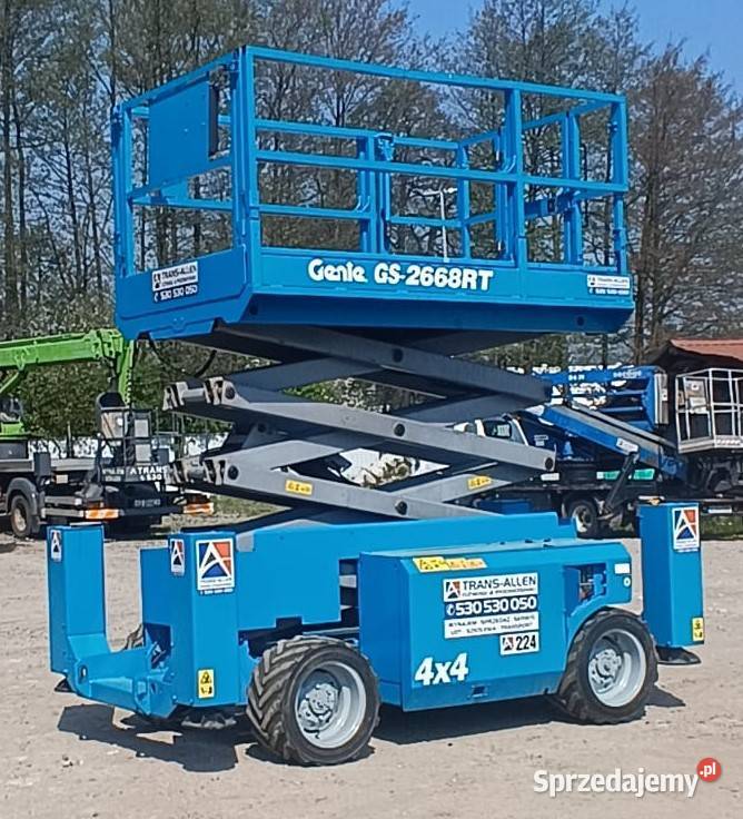 Podnośnik nożycowy GENIE GS 2668 RT 224 podest podkarpackie Jasło