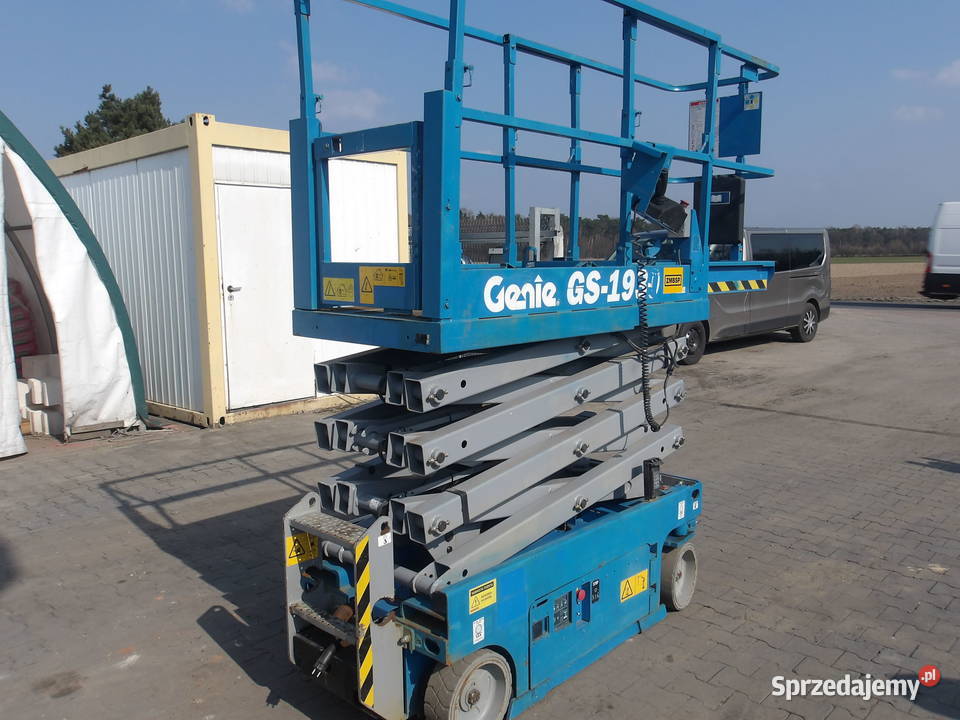 Podnośnik nożycowy zwyżka 8m Genie GS1930 Pleszew sprzedam