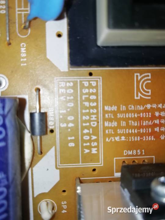 LC32C450E1W płyta zasilacz inv lampy CCFL Części i akcesoria opolskie Opole sprzedam