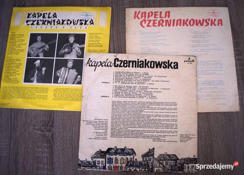 Kapela Czerniakowska Trzy płyty winylowe w płyta winylowa Chełmno