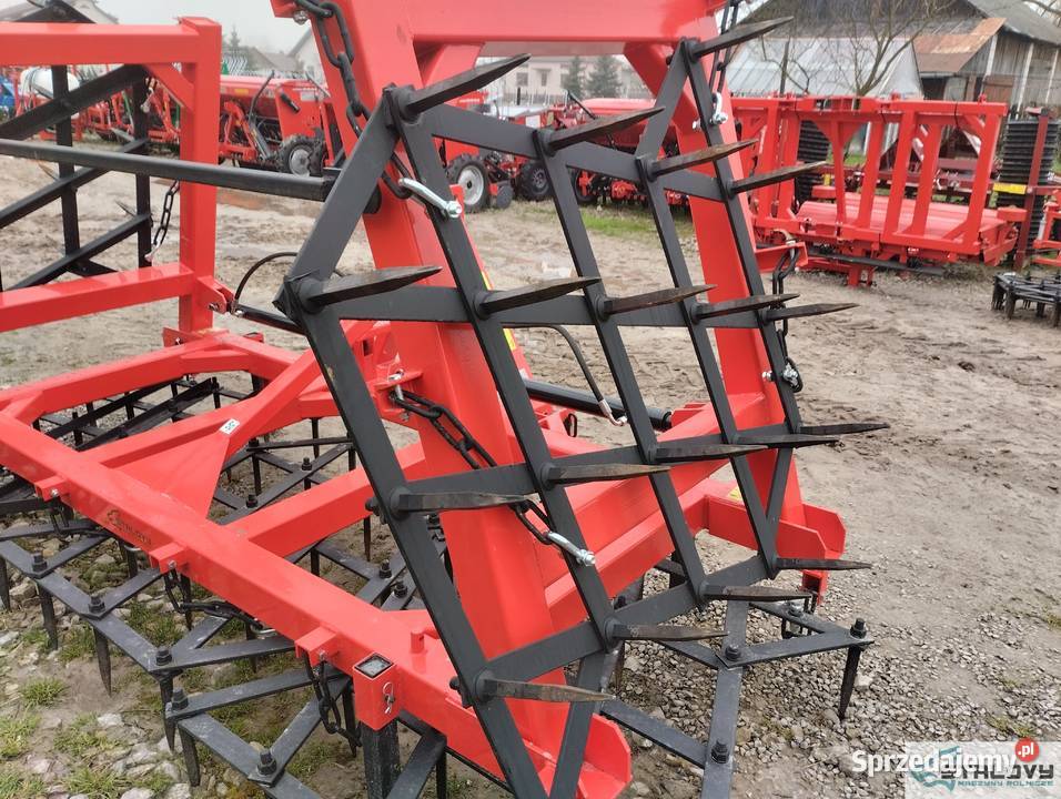 Brona zębowa ciężka 10 polowa hydraulicznie Maszyny rolnicze
