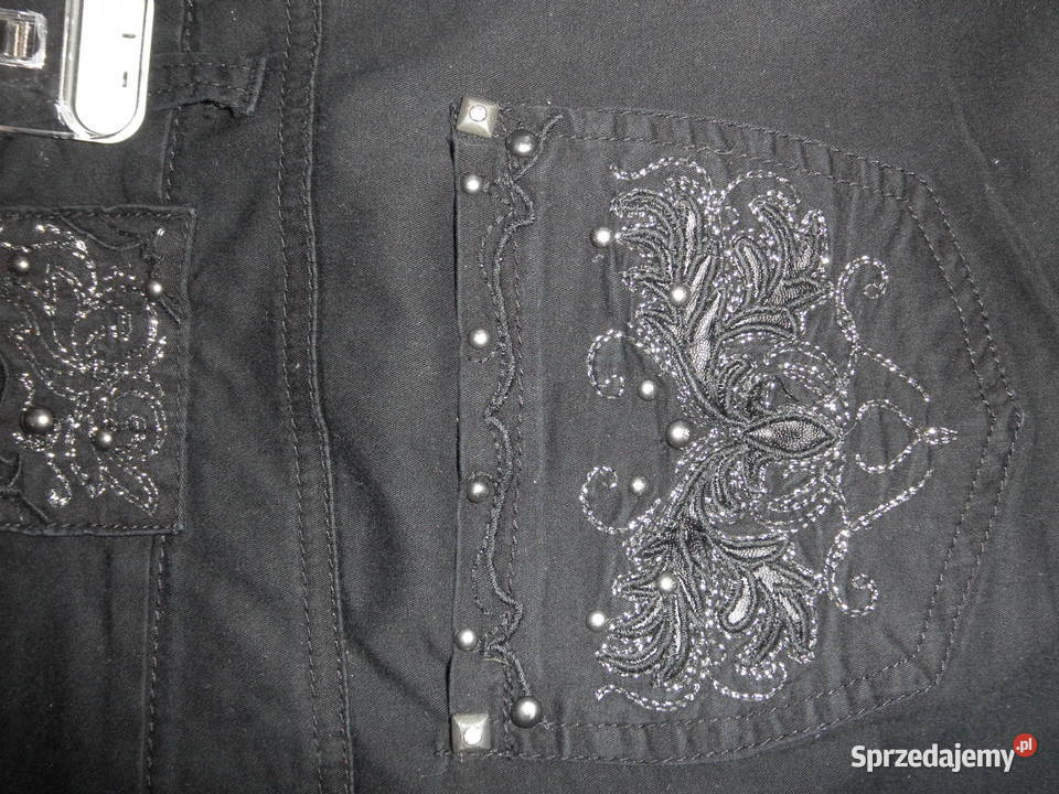Spodnie czarne Długie Gdańsk sprzedam