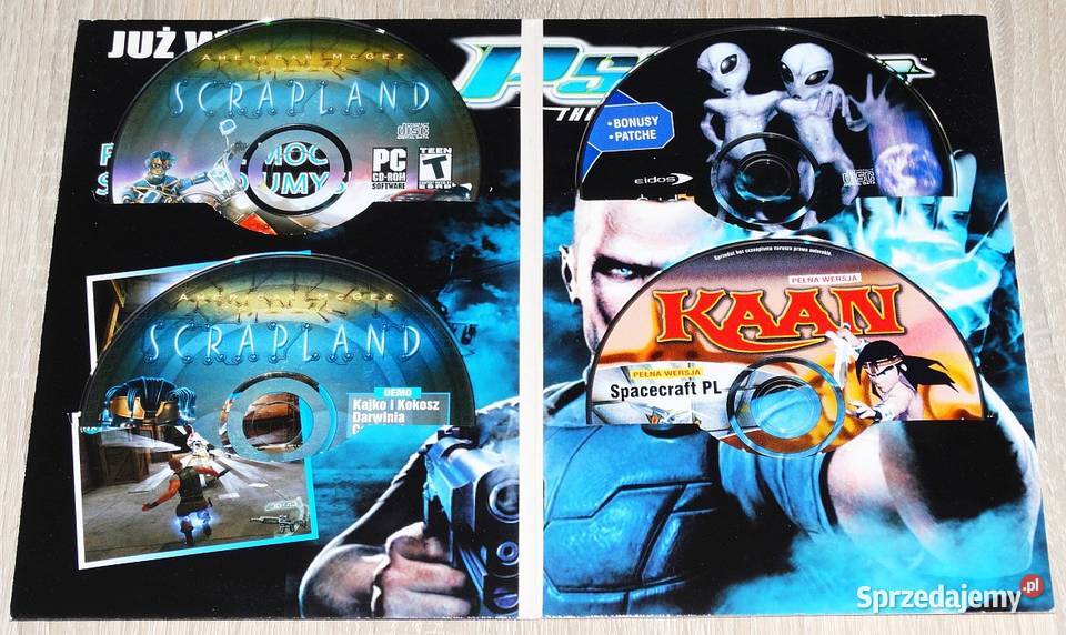 Gry Scrapland Startopia Kaan Barbarians Blade Gliwice