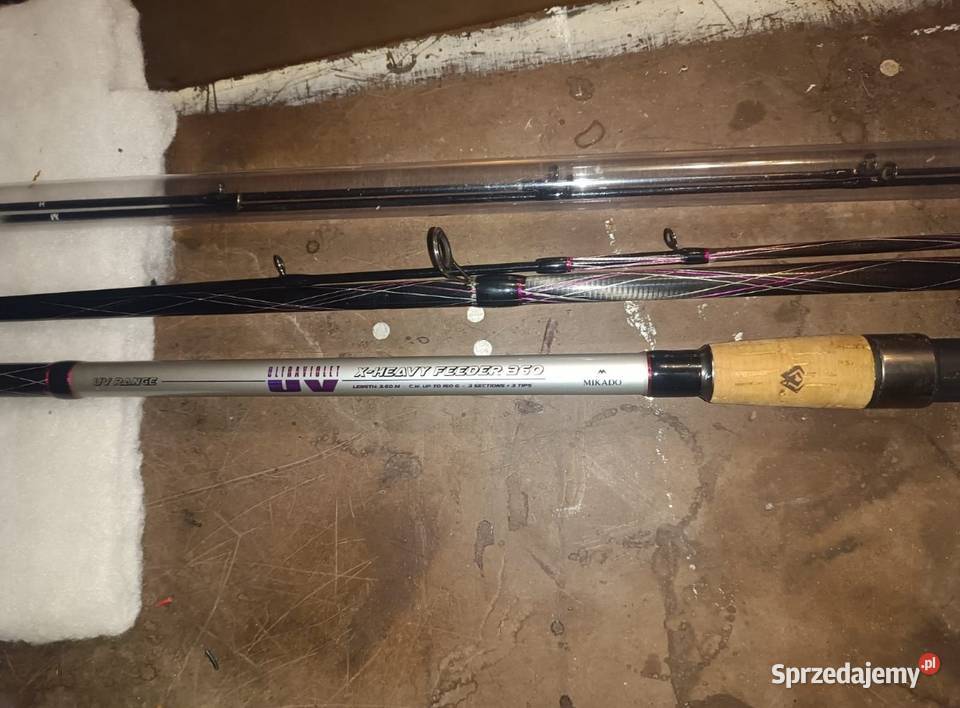 WĘDKA MIKADO ULTRAVIOLET feeder 360 i wyrzut do