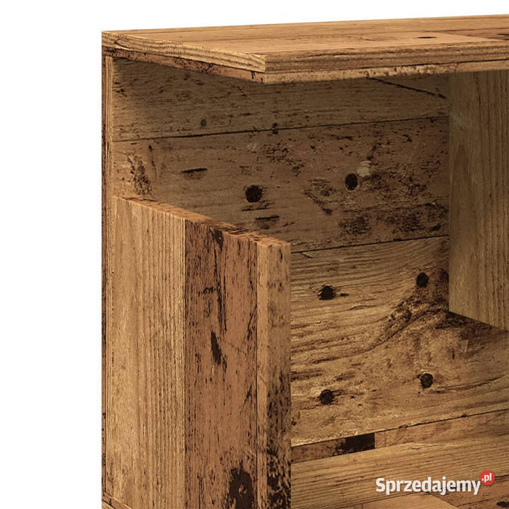 Półka ścienna 100x20x30 stare drewno WM854848 mazowieckie Warszawa