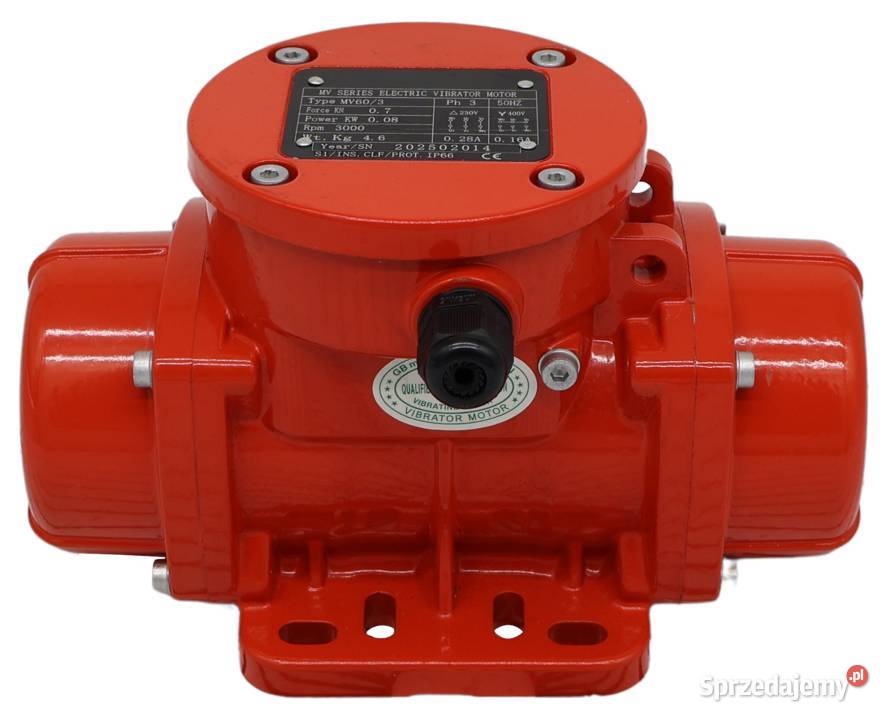 SILNIK Wibracyjny MV603 3000 OBR 008kW 07kN Pozostałe kujawsko-pomorskie Solec Kujawski