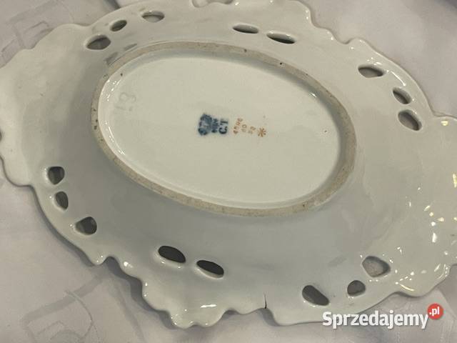 Porcelanowa patera ażurowa Christian Tielsch Porcelana i szkło Kraków