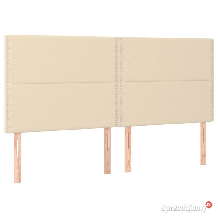 Zagłówek do łóżka z LED kremowy 180x5x118128 Warszawa