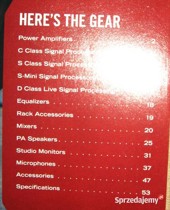 Samson Audio Full Line Catalog 2005 katalog Kępice