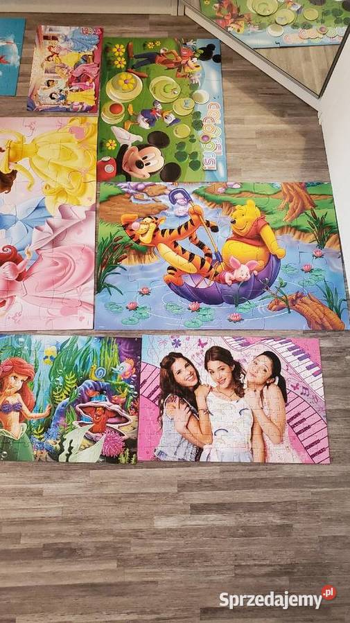 Duża kolekcja puzzli dzieci Trefl Disney i inne Kielce