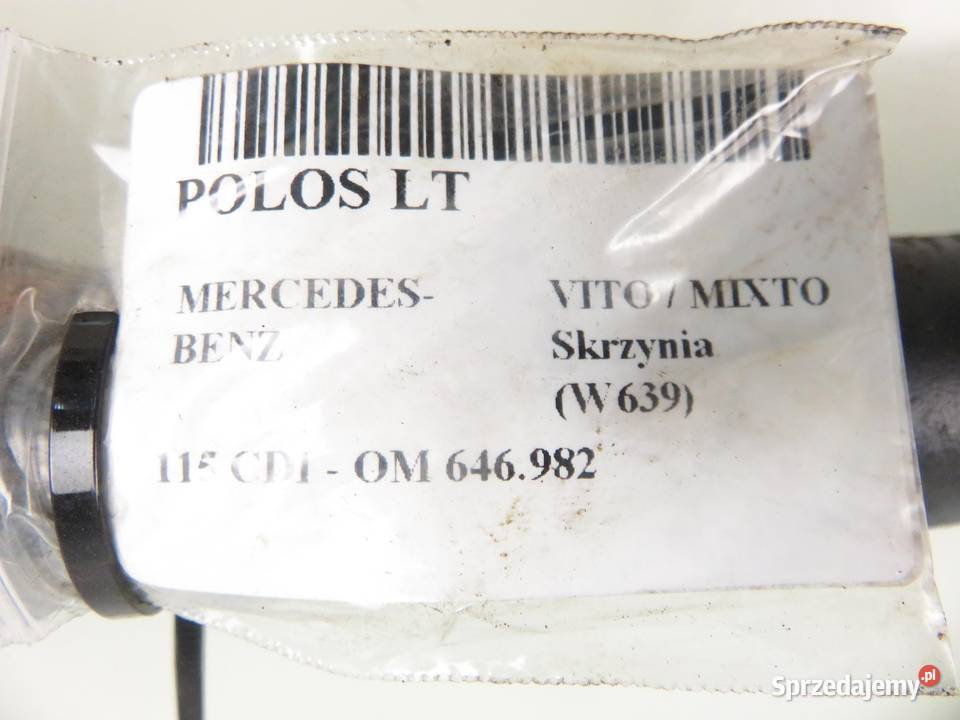 PÓŁOŚ LEWA TYLNA MERCEDES VITO 639 22 CDI osobowe Półosie