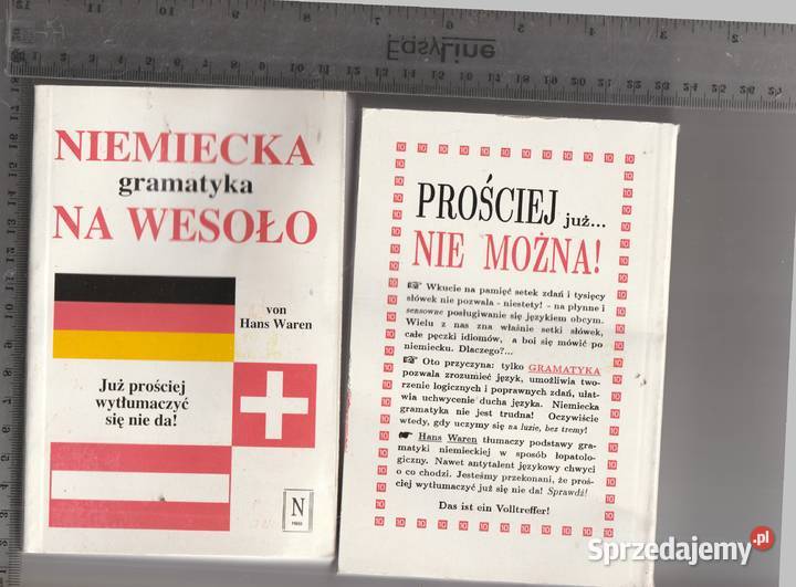 Niemiecka gramatyka na wesoło H Waren miękka mazowieckie Pruszków