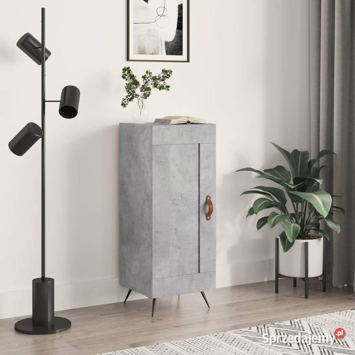 Szafka szarość betonu 345x34x90 materiał Warszawa