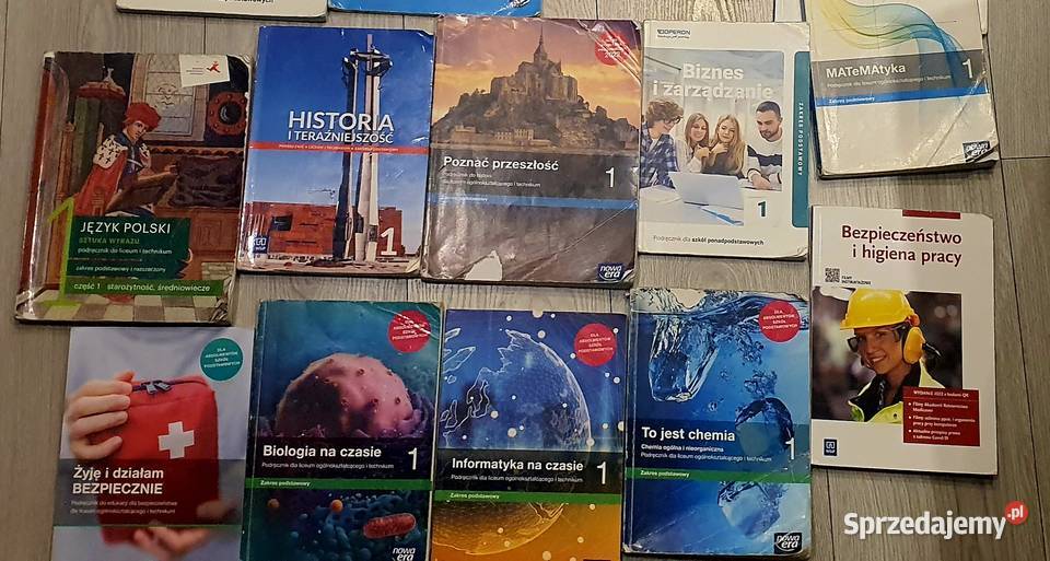Podręczniki klasa 1 technikum liceum miękka