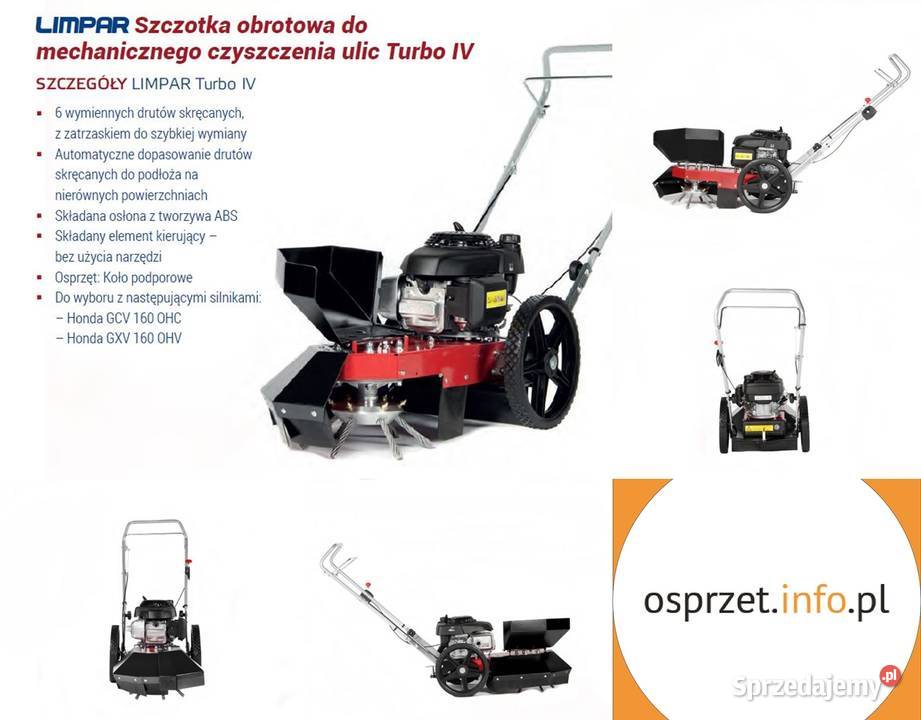 Odchwaszczarka spalinowa Limpar WB TURBO IV Łódź