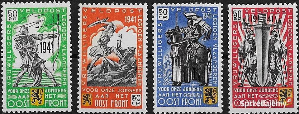 LEGION FLAMANDZKI 1941 MNHkompletna seria Człuchów
