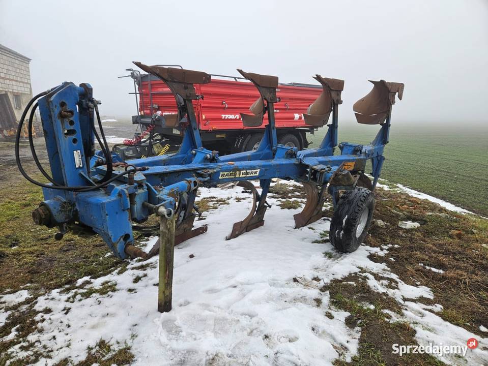 Pług Rabewerk 4ro skibowym obrotowy Rabewerk nieuszkodzony wielkopolskie