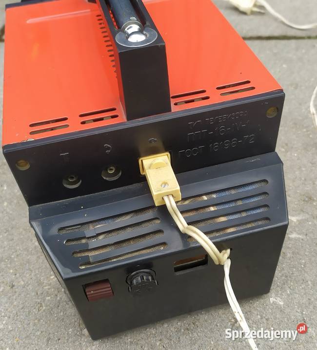 Stary radziecki telewizorek Elektronika WL100