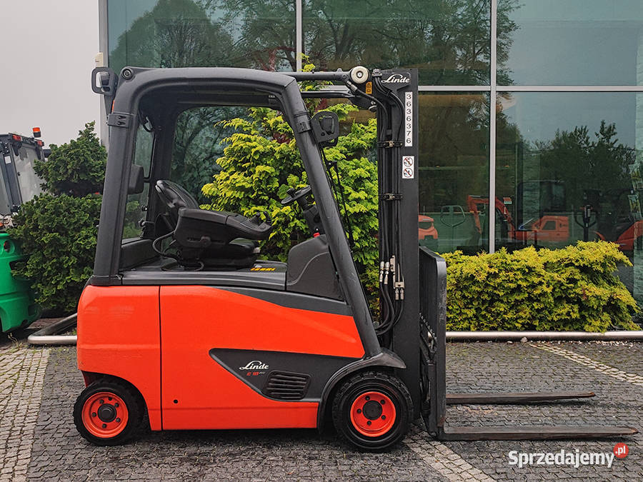 Wózek widłowy elektryczny Linde E18PH02 18 t małopolskie