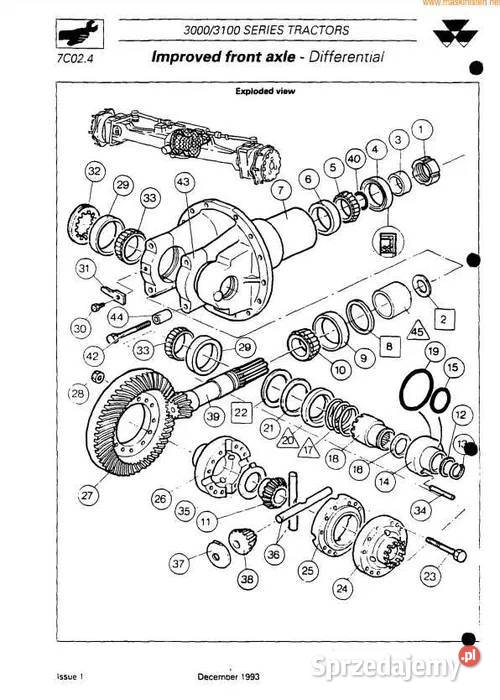 MF 30003100 30503080 3095 3115 instrukcja napraw Zduńska Wola