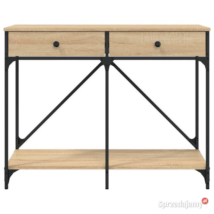 Stolik konsolowy dąb sonoma 100x39x785 WM835485 Stoły Warszawa