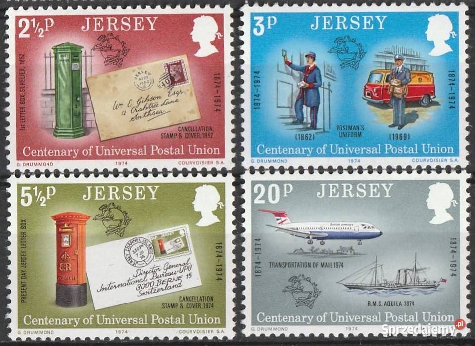 JERSEY POCZTA 1974 CZYSTE Łódź