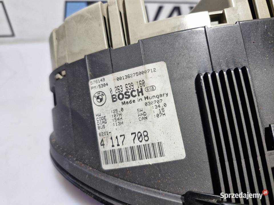 BMW E46 LICZNIK ZEGARY EUROPA ORYGINAŁ 4117708