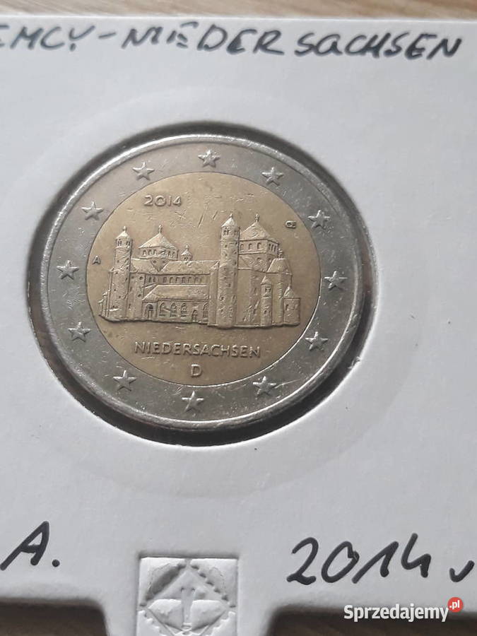 2 Euro Niedersachsen Niemcy 2014 rmen A Numizmatyka Konin sprzedam