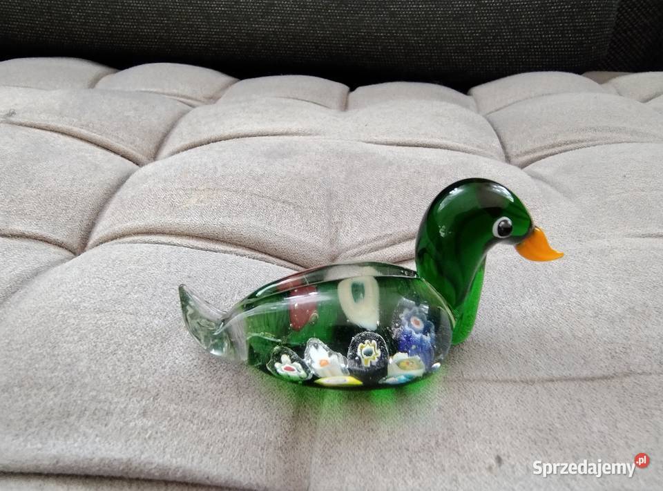 Szklana kolorowa kaczuszka Żory