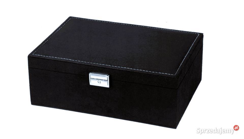 Szkatułka Kuferek Pudełko Organizer na Biżuterię Poraj