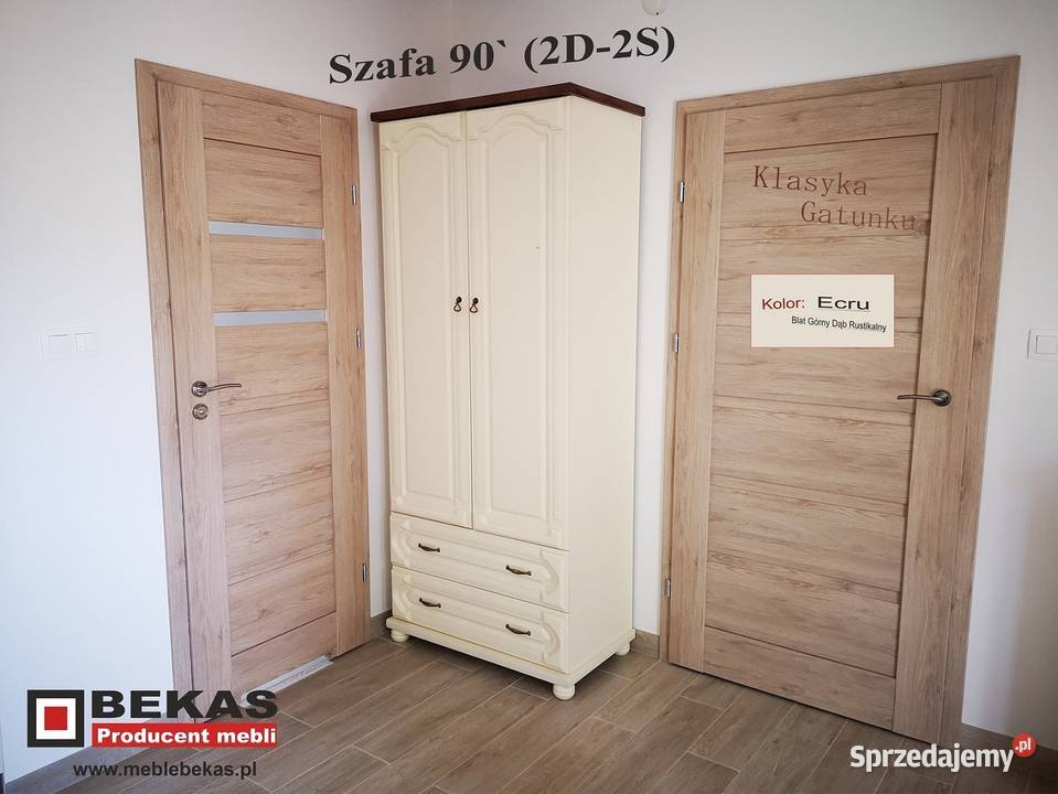 Szafa Wysoka z lustrami 2L2S Bekas Stylowa 219cm kujawsko-pomorskie Bydgoszcz sprzedam