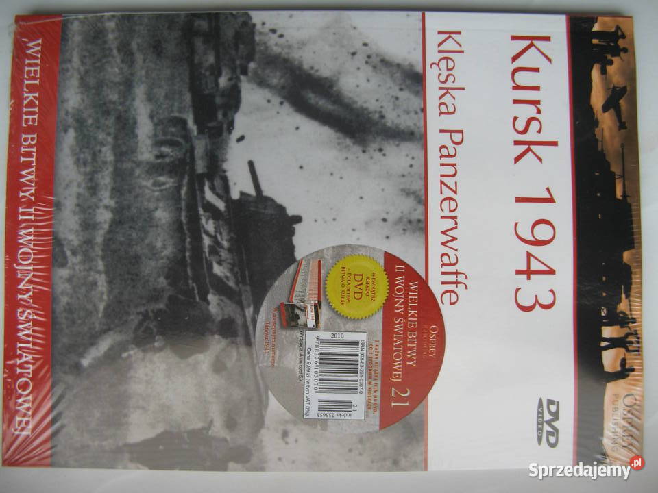 Osprey: Kursk 1943, książka + film DVD, Nowa!
