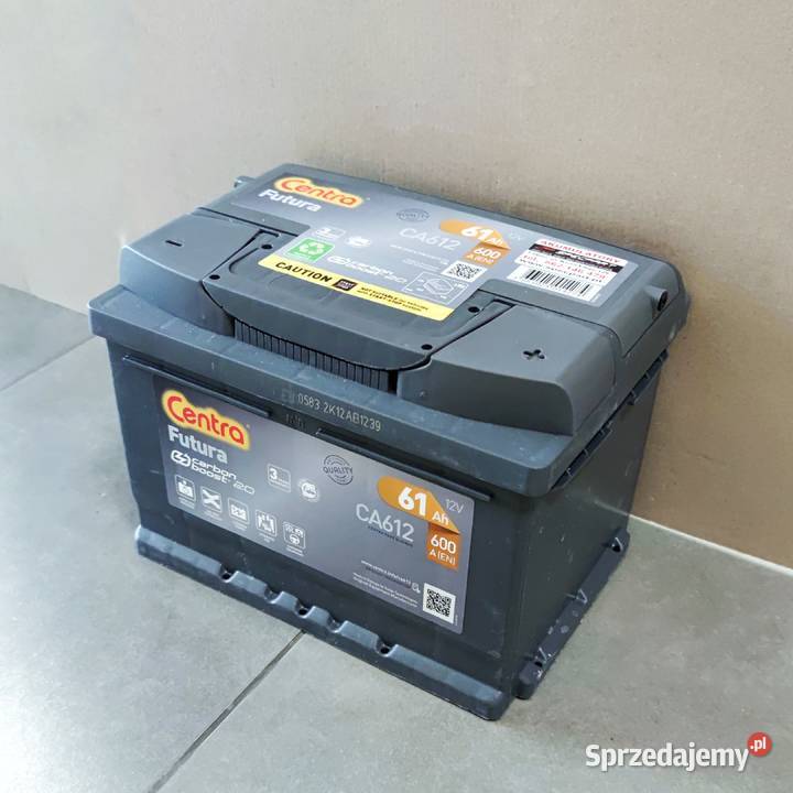 Akumulator Centra FUTURA 61Ah 600A PRAWY PLUS
