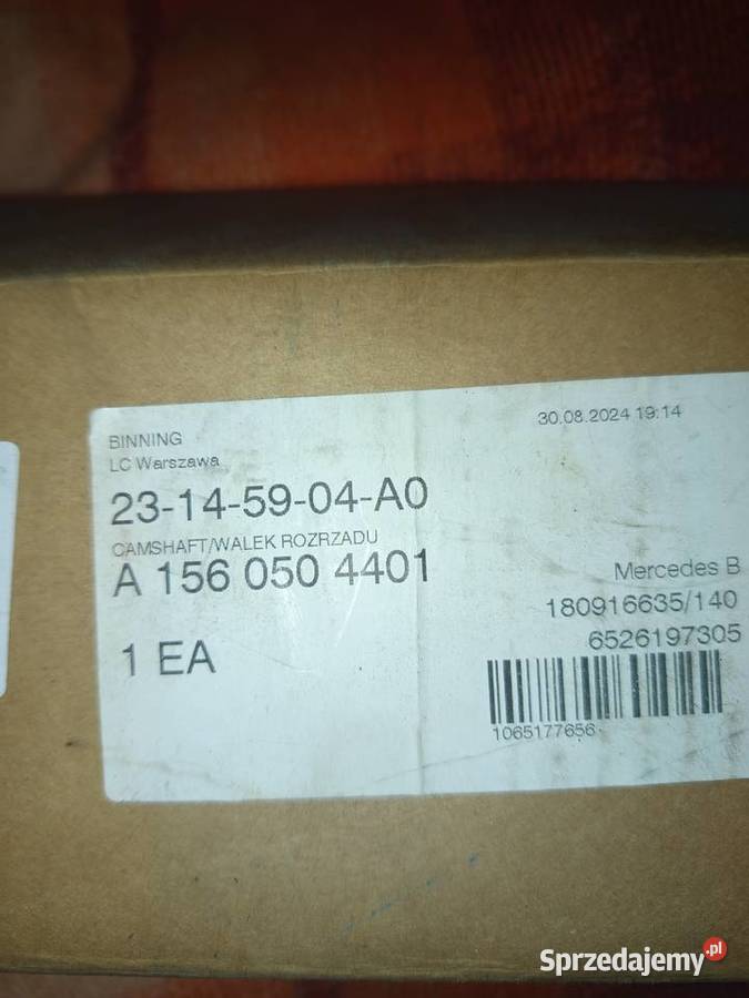 Wałek rozrządu m156 63amg A 156 050 4401 Wrocław sprzedam