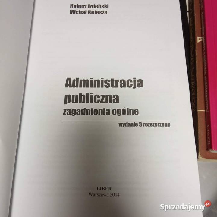 Administracja publiczna antykwariat księgarnia mazowieckie Warszawa sprzedam