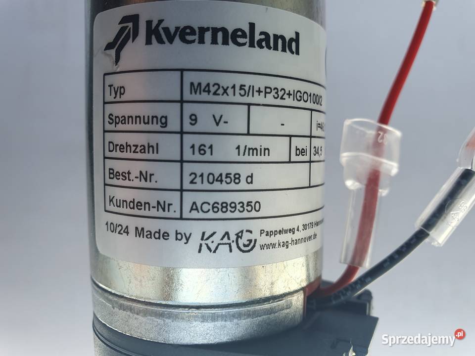 Silnik elektryczny Siewnik Kverneland Accord Krasnystaw