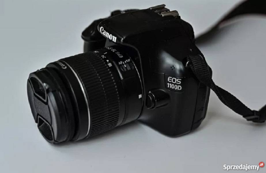 Lustrzanka cyfrowa Canon EOS 1100D obiektyw 1855 Łódź