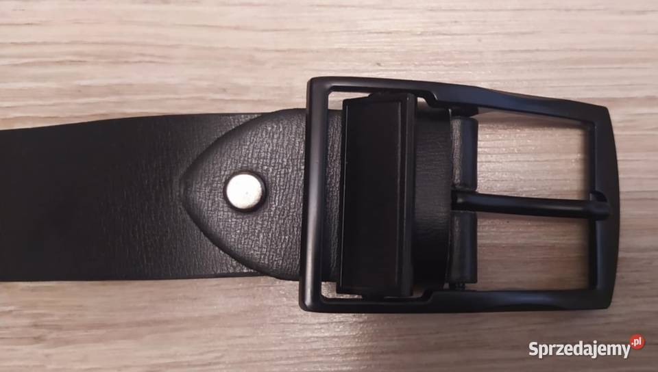 Pasek czarna skóra 132 Kielce