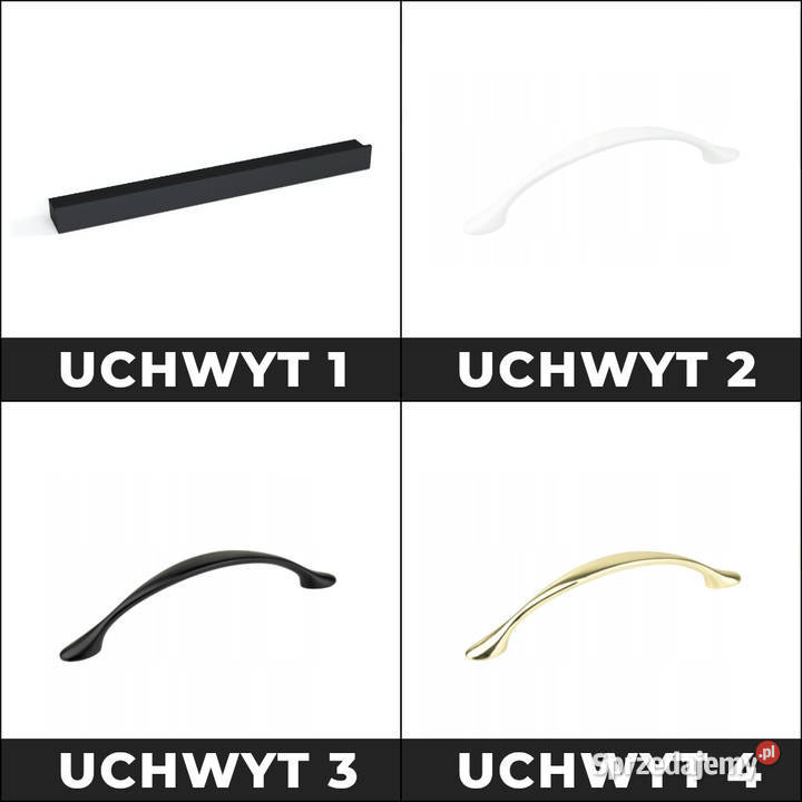 Meble kuchenne modułowe z blatem małe 2m biały Elbląg