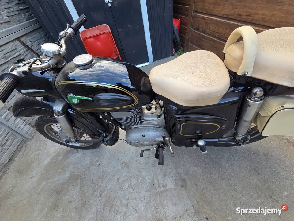 Mz Es 250 Jaskółka zerówka z 1958 roku turystyczny MZ lubuskie Nowa Sól