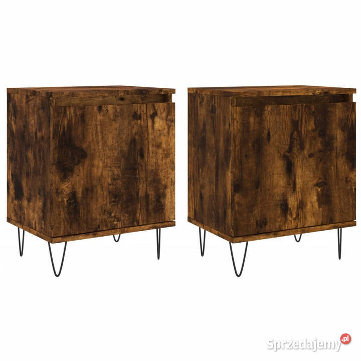 Szafki nocne 2 przydymiony dąb 40x30x50 WM826839 Warszawa