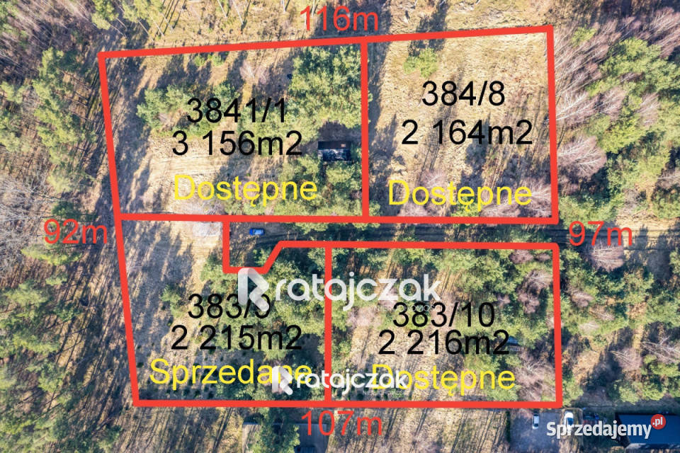 Grunt na sprzedaż 9751m2 Sasino Stara Cegielnia