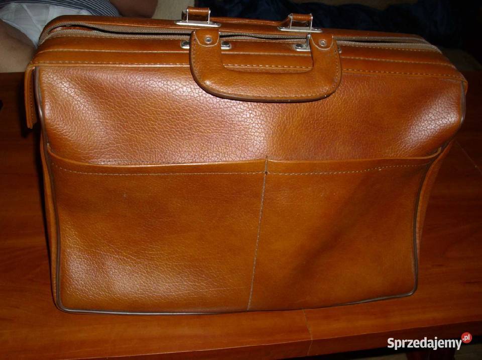 Unikat 40letnia nieużywana teczka męska z czasów Preczów