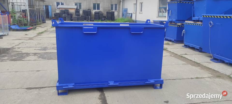 Kontener z klapowym dnem PMDB 1500 L polskiego